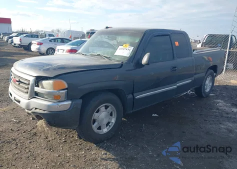 2005 GMC Sierra 1500 Sle из США, поврежденный, VIN 2GTEC19T551301648